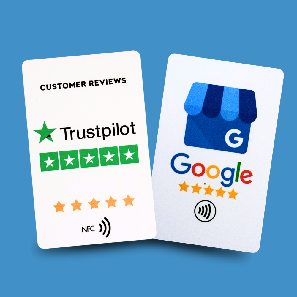 1 Card Recensioni Tripadvisor e 1 Card Recensioni Google